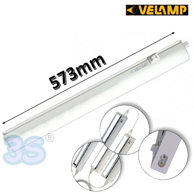 Lampe sous meuble - Réglette de 60 cm avec 48 LED VELAMP