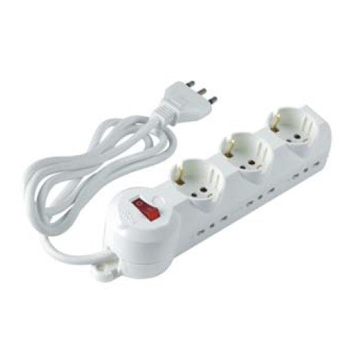 Multiprise Trix avec interrupteur universel Schuko à 9 ports