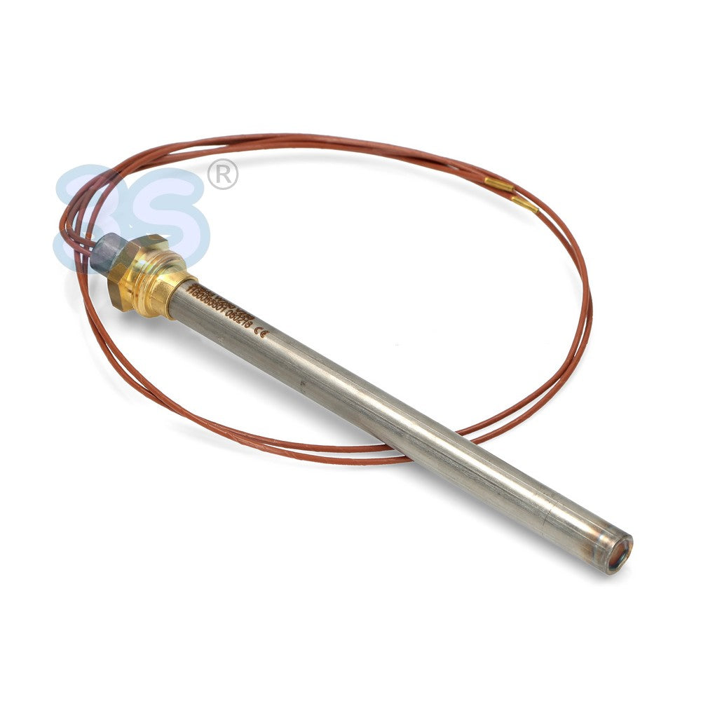 Bougie d'allumage pour poêle à granulés, 9,9 x 136 mm, résistance de 250 W