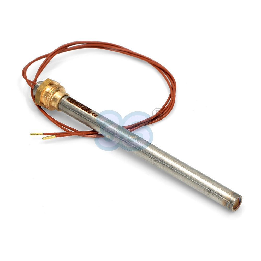 Bougie d'allumage pour poêle à granulés, 9,9 x 140 mm, résistance de 280 W