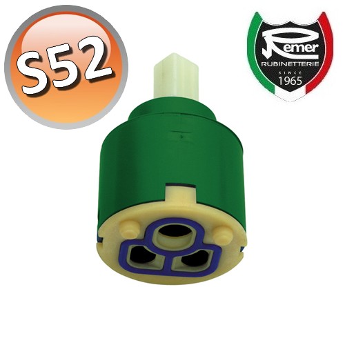 Cartouche de remplacement S52 pour mitigeurs de lavabo et de douche REMER Ø 40 mm