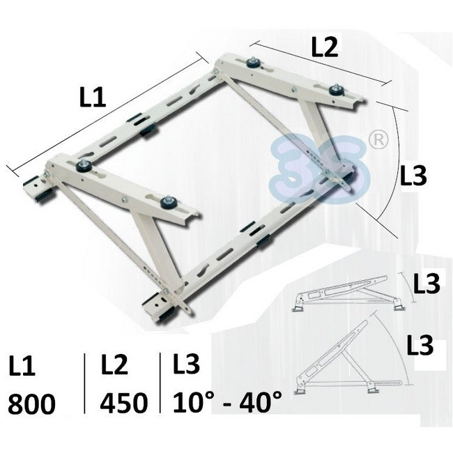 Support de toit pour climatiseur split simple ou double