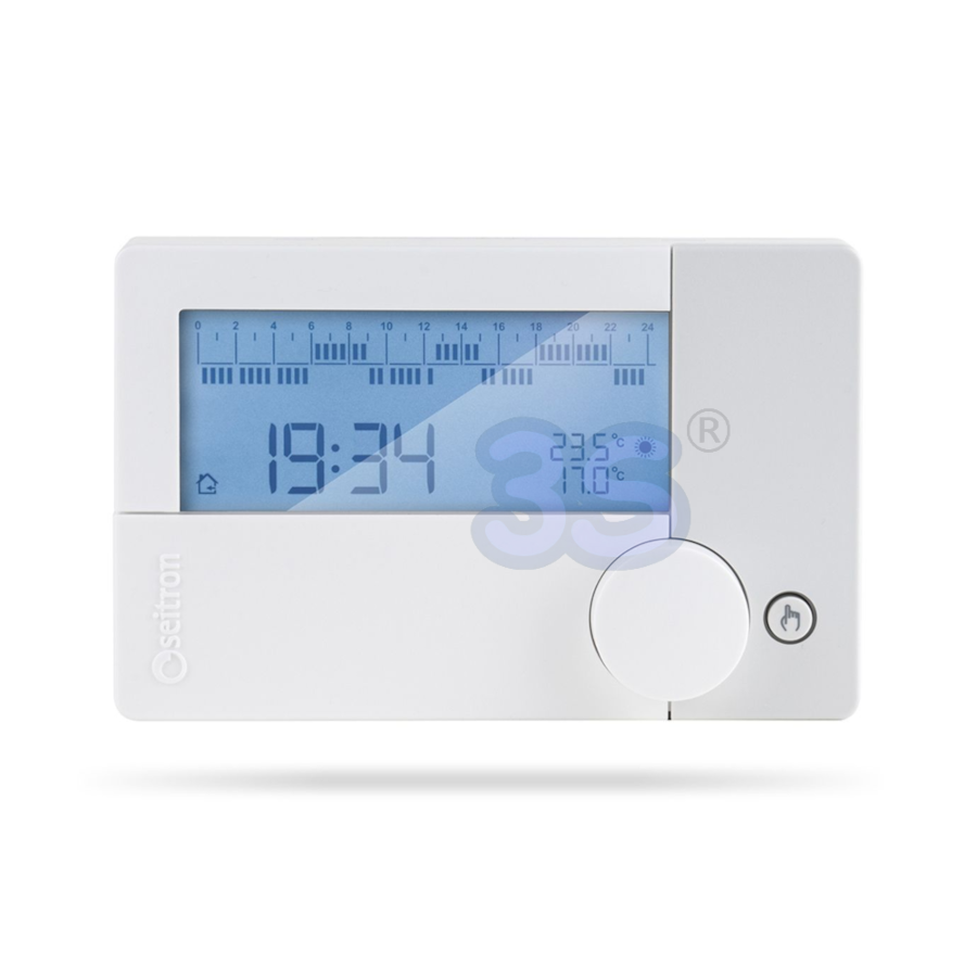 Chronothermostat numérique hebdomadaire Seitron Freetime Evo - TCD02B2