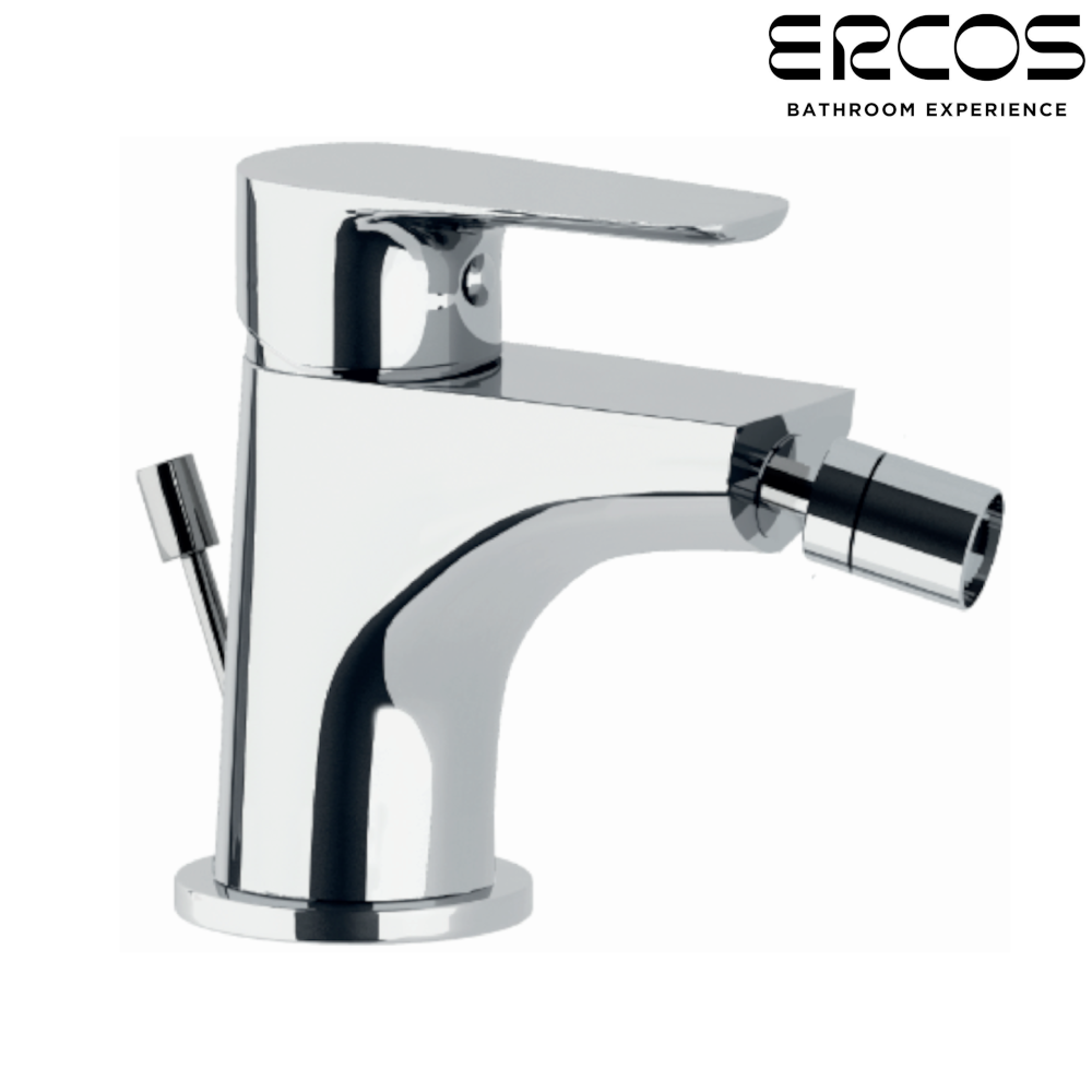 Mitigeur de bidet Ecostyle avec vidange - Chrome - Ercos