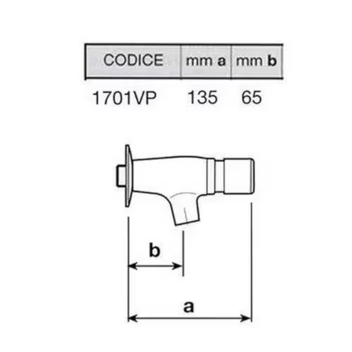 Anti-vandalism temporary wall-mounted RIVER tap