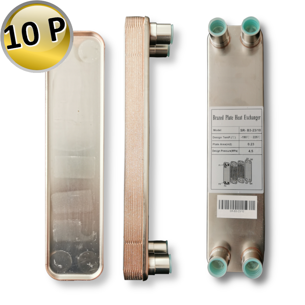 Brazed Plate Heat Exchanger P 10 | 3 kW - 19.05 mm (3/4'')