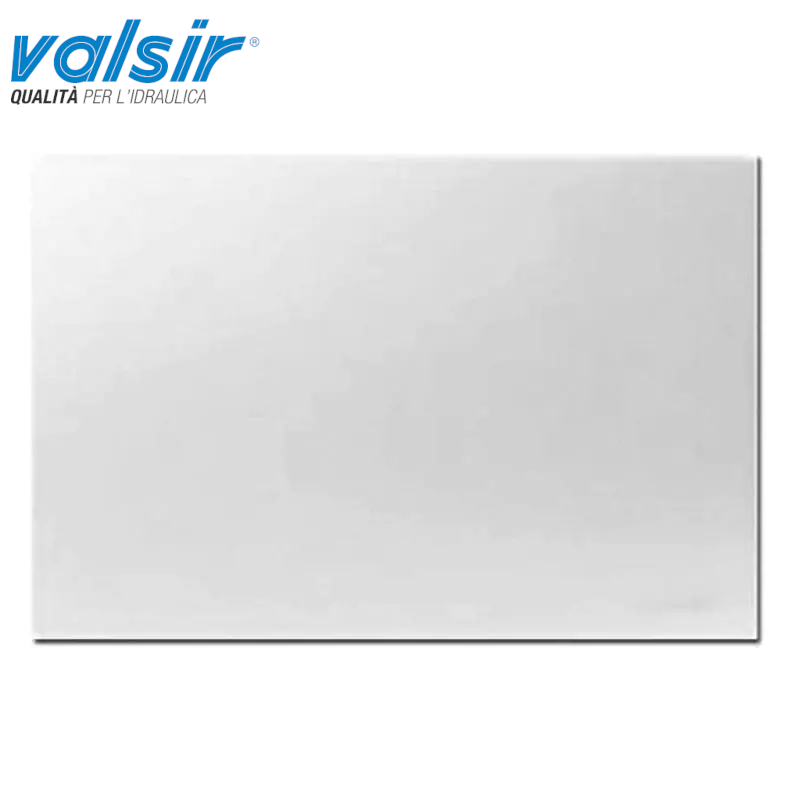 VALSIR TROPEA BLIND INSPECTION PLATE, GLOSSY WHITE