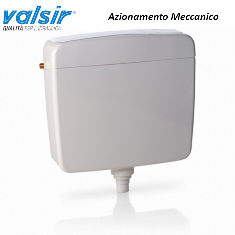 VALSIR CORALLO3 external toilet cistern with 3/6 litre dual flush button