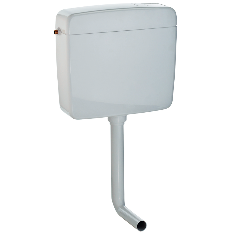 VALSIR CORALLO3 external toilet cistern with 3/6 litre dual flush button