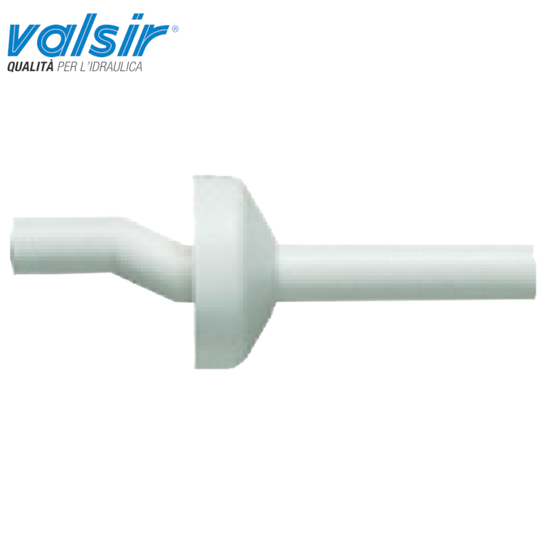 Valsir eccentric white WC pipe, 32 mm diameter