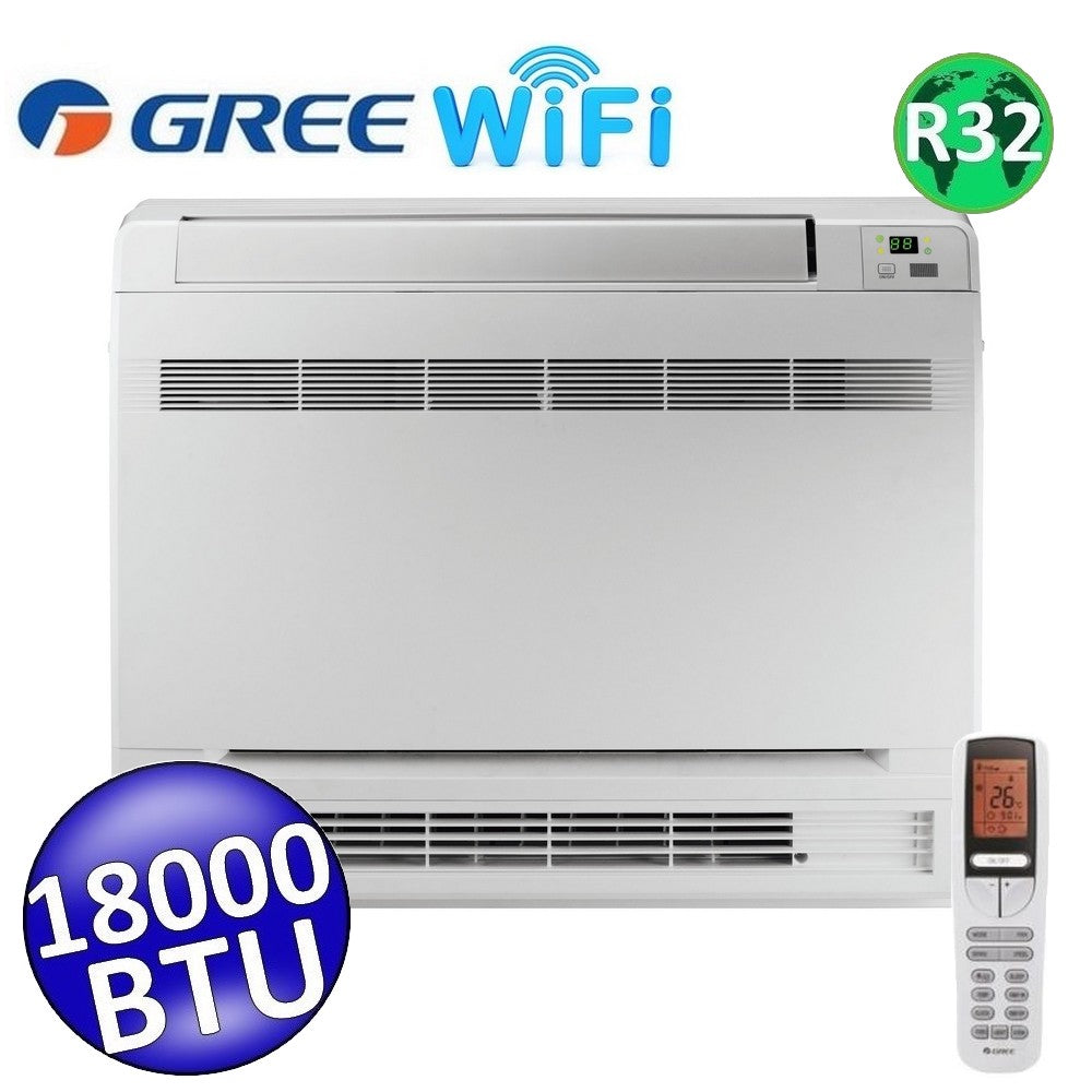 Unité intérieure de plancher console WiFi Gree 18000 R32 pour systèmes simples et multiples (GREE10258)