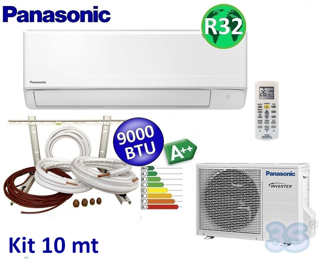 Climatiseur mono-split inverter Panasonic série BZ 9000 BTU - R32 A++ + kit d'installation 10 m