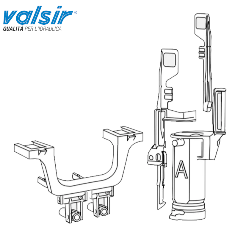 PNEUMATIC TO MECHANICAL CONVERSION KIT FOR VALSIR TROPEA S AND TROPEA 3