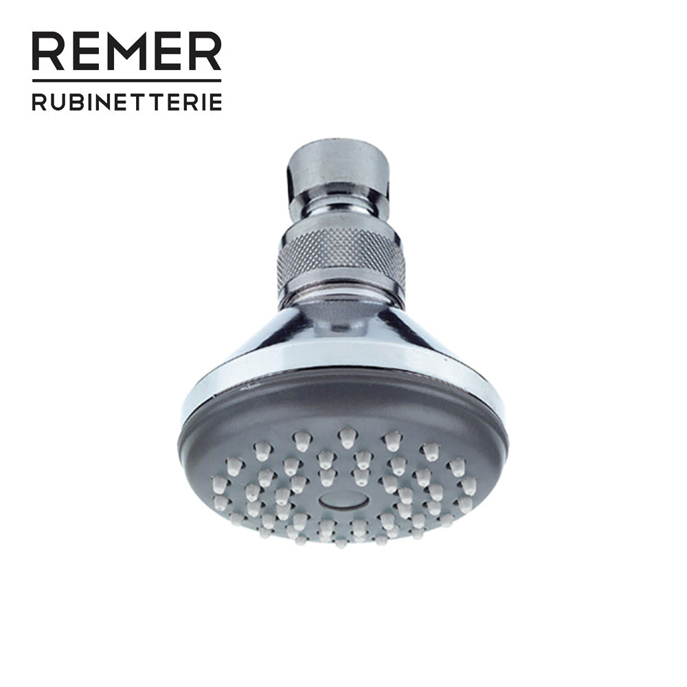Pommeau de douche pivotant Ø 7 cm avec disque anticalcaire