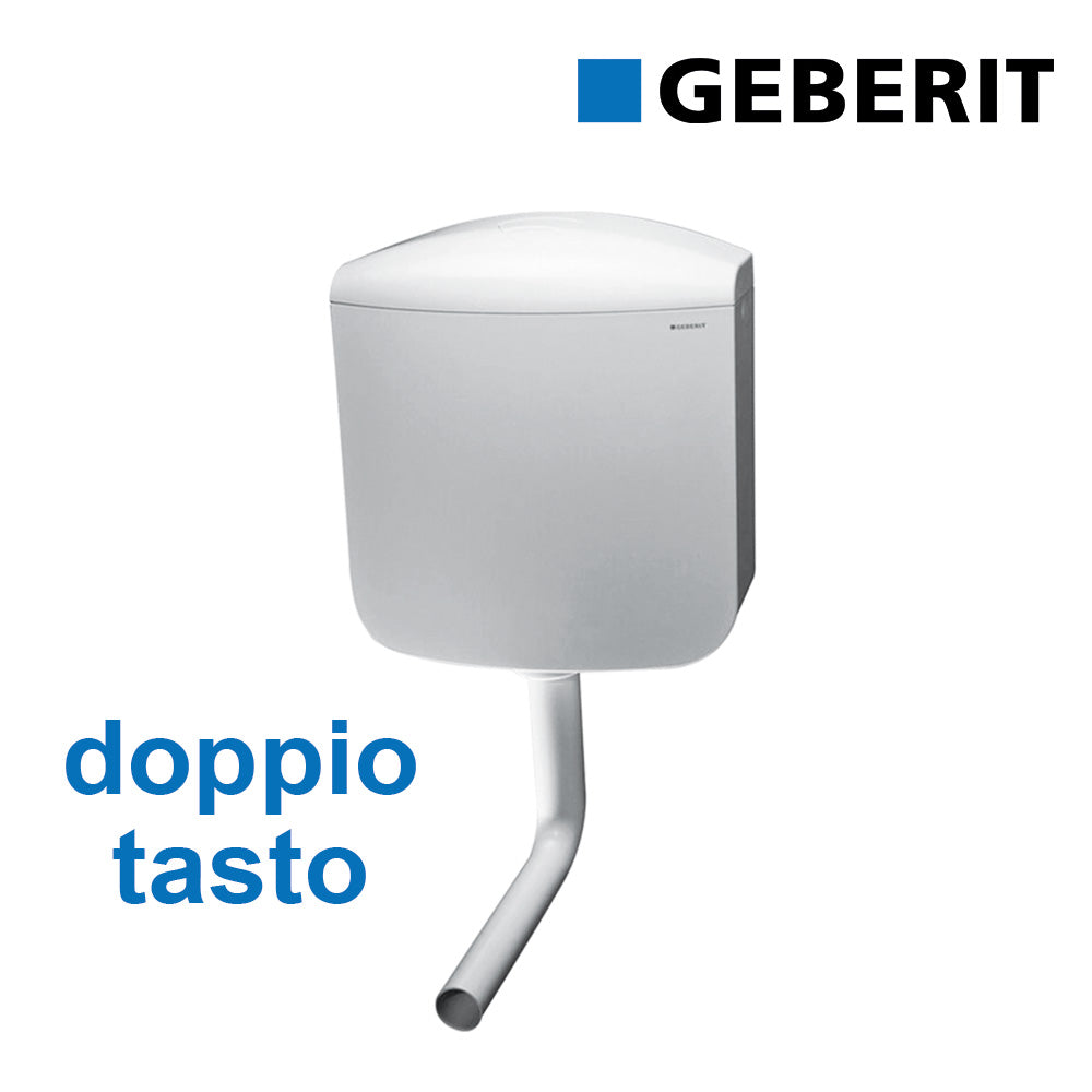 Réservoir de toilette externe GEBERIT AP117 Montana Duo à double chasse d'eau