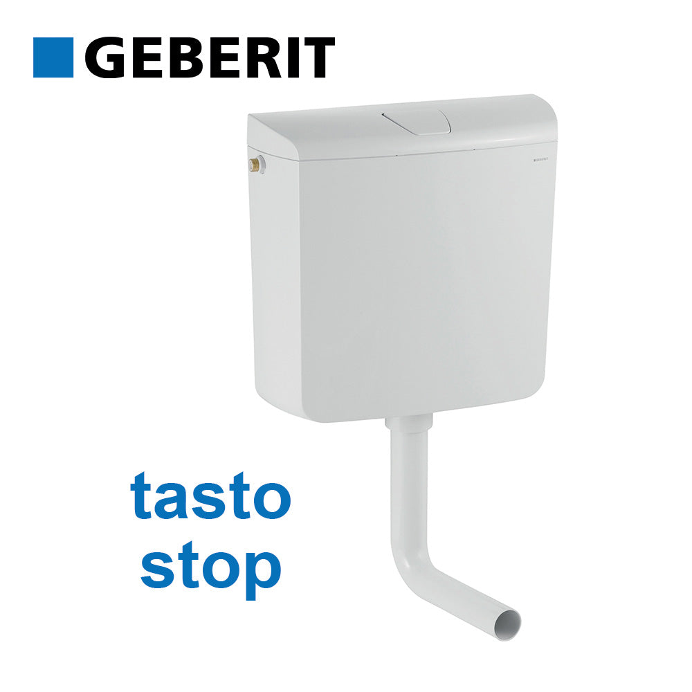 Réservoir de WC à chasse d'eau externe GEBERIT AP110 Rio - avec bouton d'arrêt