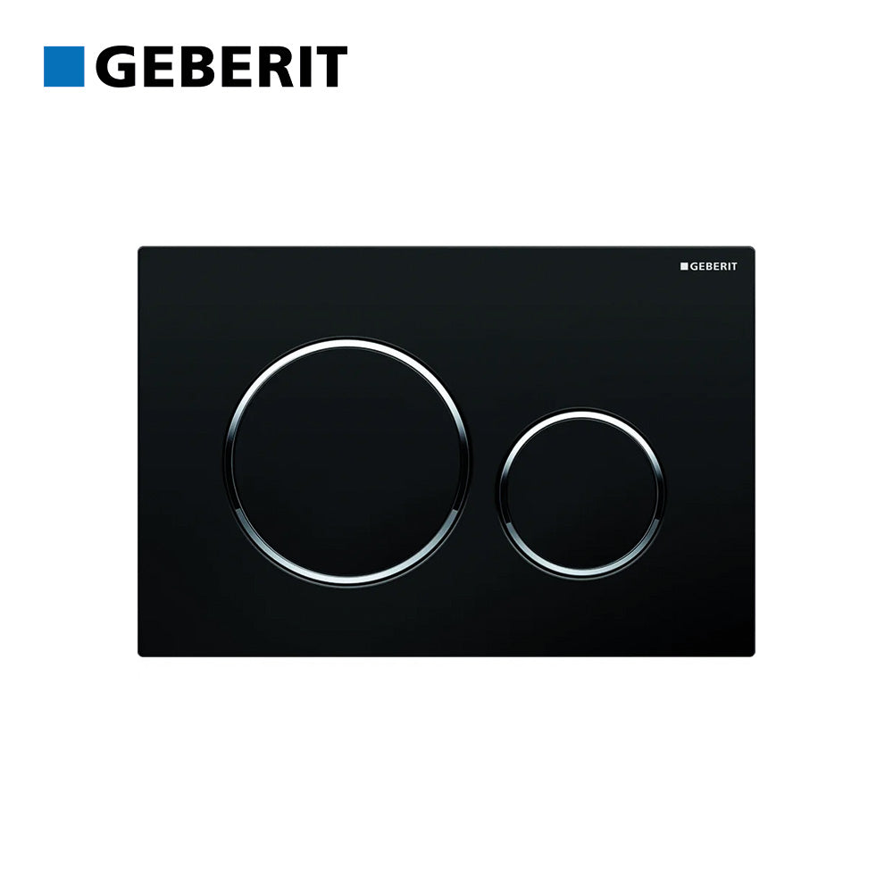 Plaque de réservoir GEBERIT SIGMA 20 noire - chromée - noire 115.882.KM.1