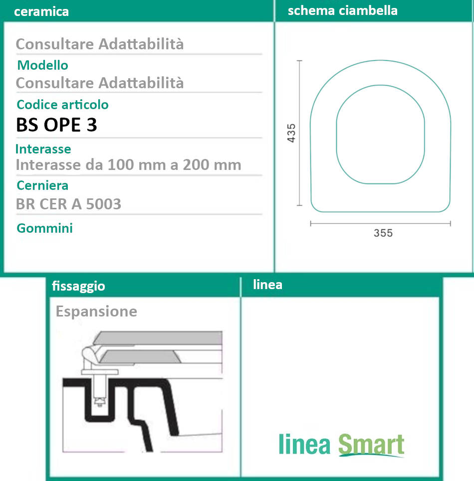 Abattant de toilettes pour ESEDRA Ideal Standard - Gamme SMART de la marque ACB