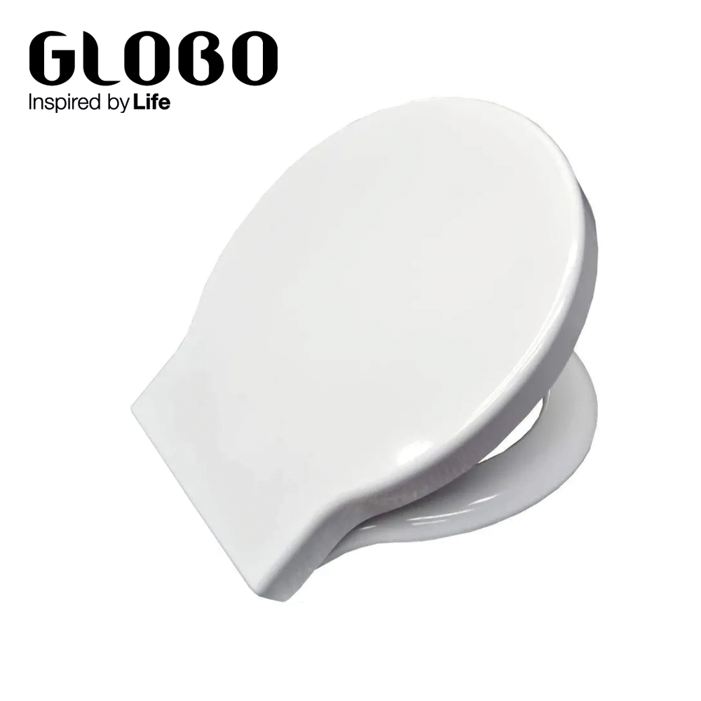 Abattant WC original à fermeture amortie pour cuvette 50 cm Ceramica Globo en résine thermodurcissable enveloppante - SB022BI