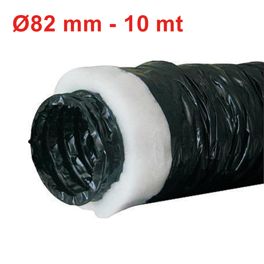 Gaine en polyéthylène souple, indéchirable et isolée, classe 1 - Ø 82 mm, rouleau de 10 m
