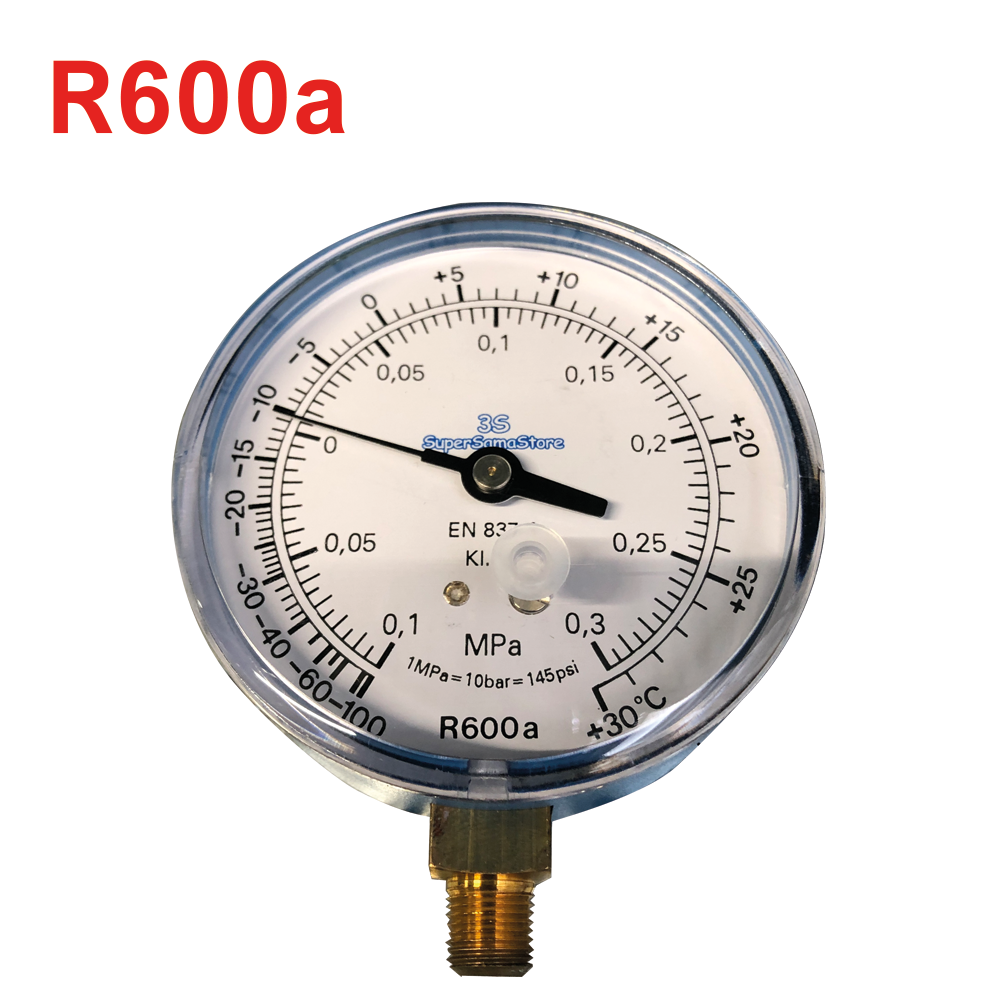 Manomètre basse pression pour gaz réfrigérant R600a