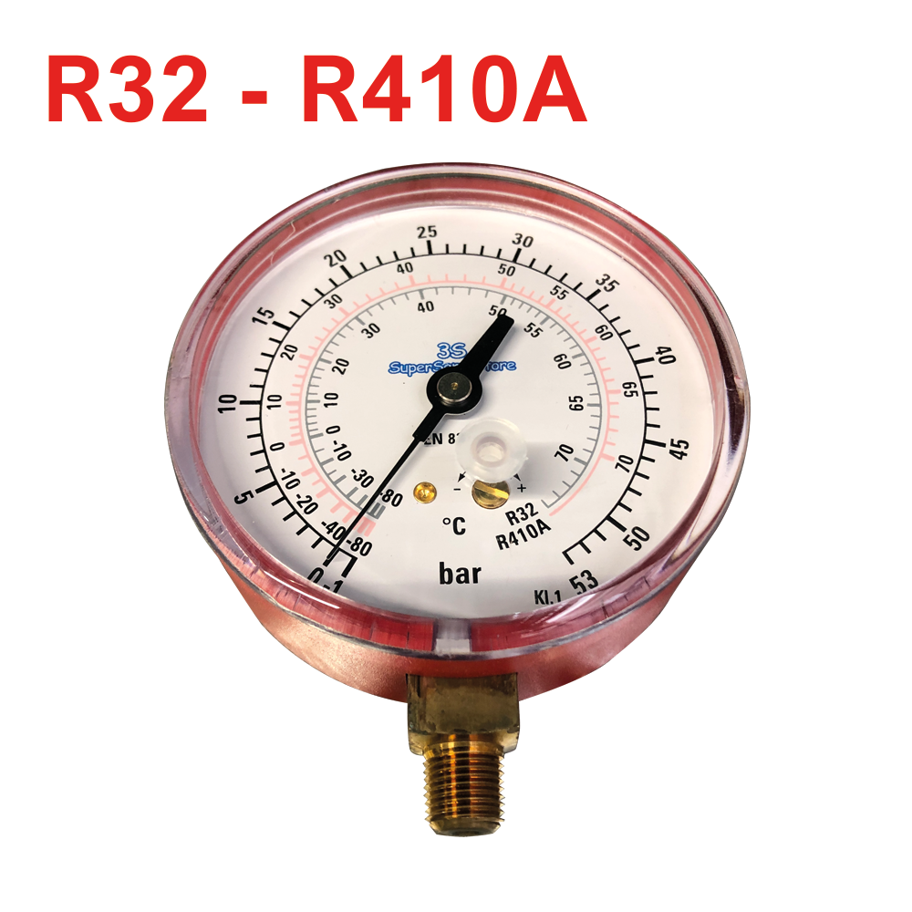 Manomètre haute pression pour balances à gaz R32 et R410A