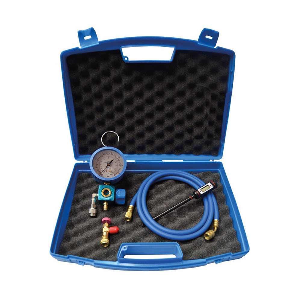 Kit frigorifique de base pour le diagnostic de pression des systèmes de climatisation avec gaz R32/R410A