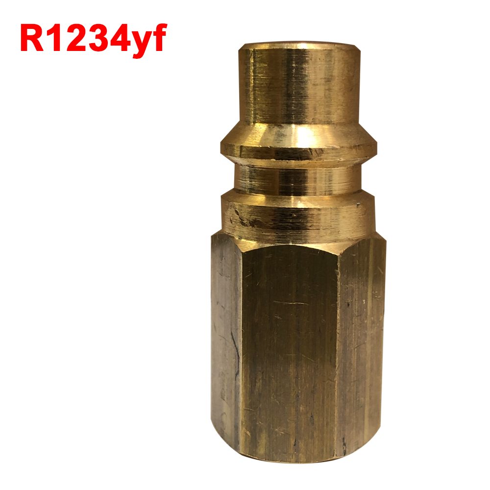 Raccord adaptateur à couplage rapide haute pression X 1/2'' - 16 ACME gauche pour bouteille Honeywell R-1234yf