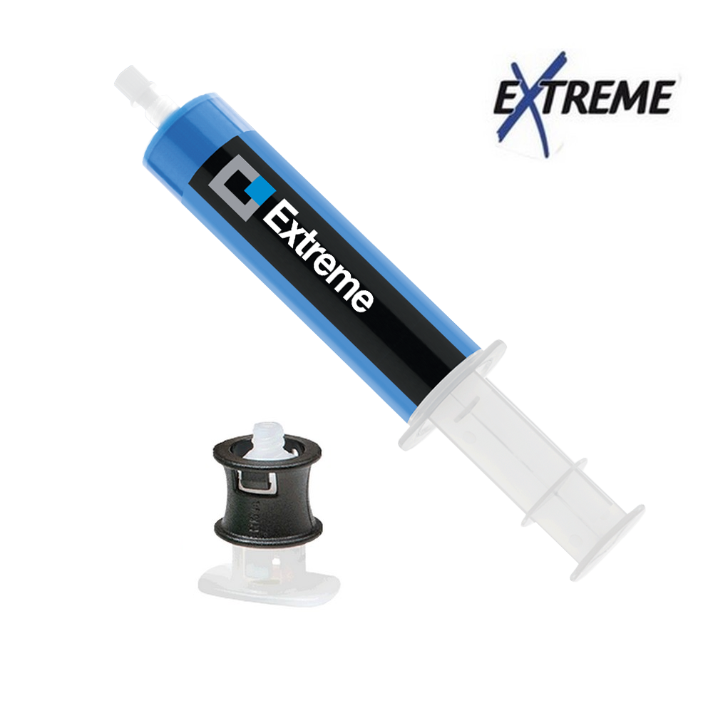 Cartouche avec adaptateurs courts pour R134A EXTREME anti-fuite