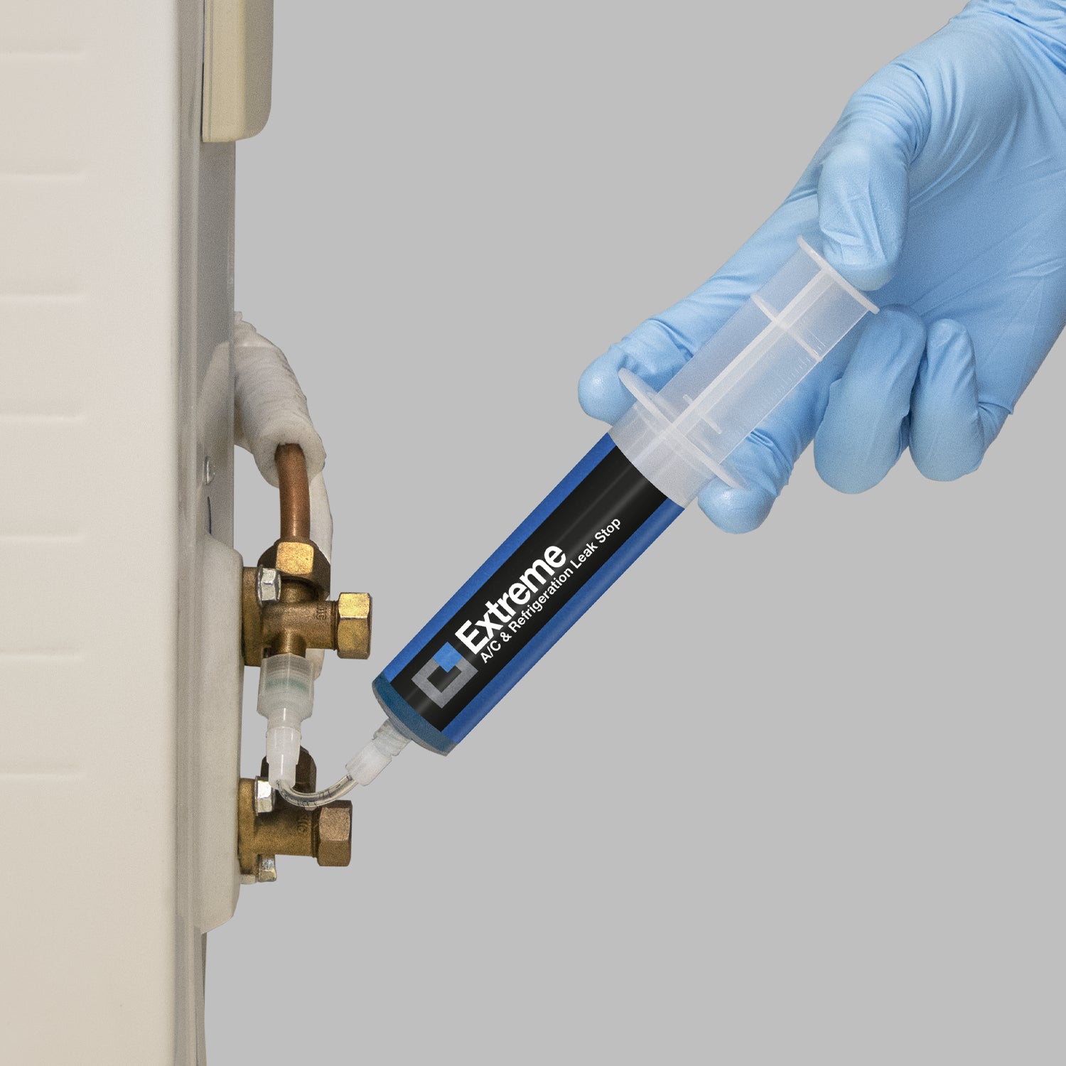 Cartouche avec adaptateurs courts pour R134A EXTREME anti-fuite