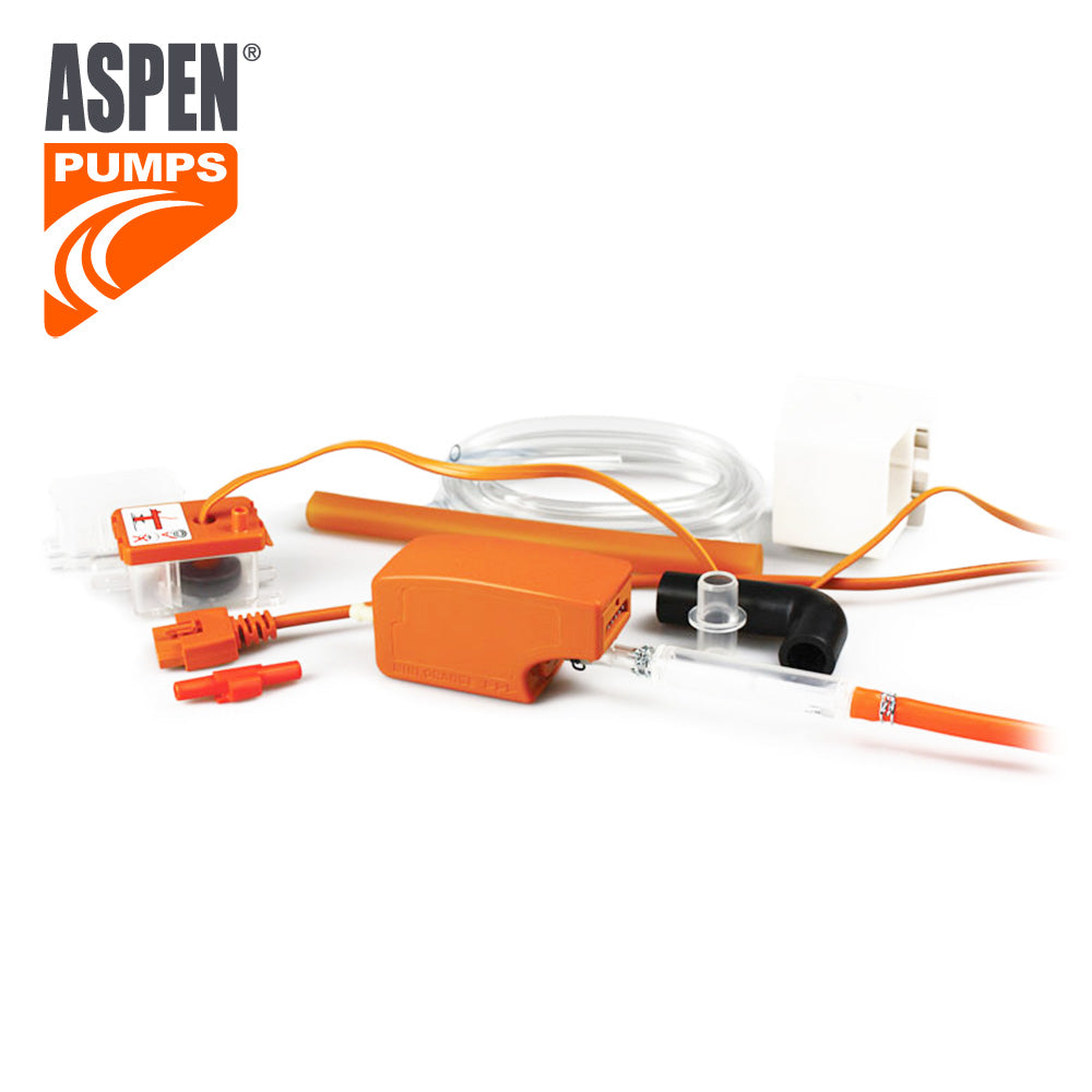 Pompe de vidange des condensats de climatisation Silent+ MINI ORANGE - Aspen Pumps