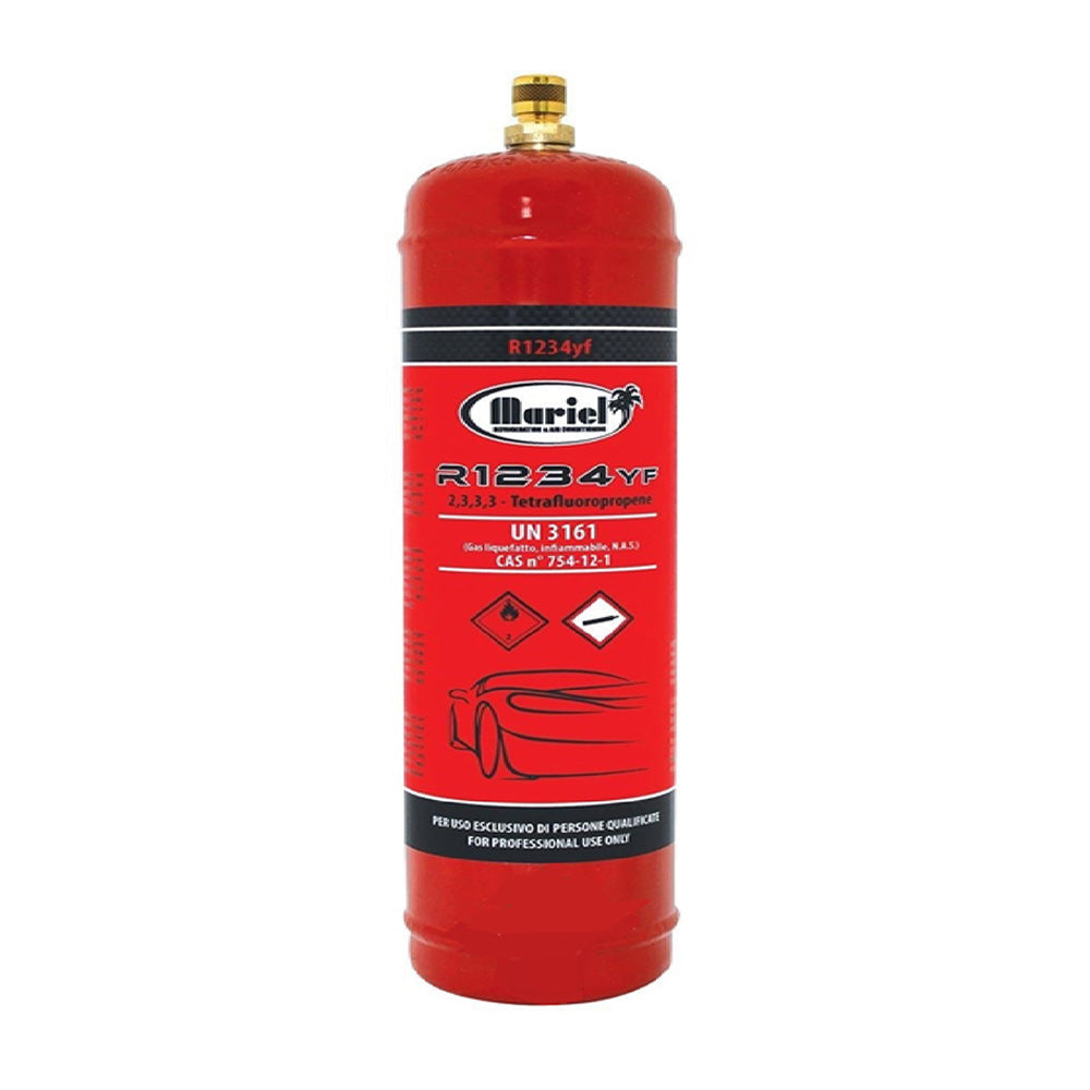 Bouteille de gaz réfrigérant R1234YF de 950 g - climatisation automobile