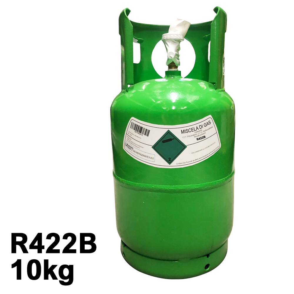Bouteille de gaz R422B de 10 kg net - substitut du R22