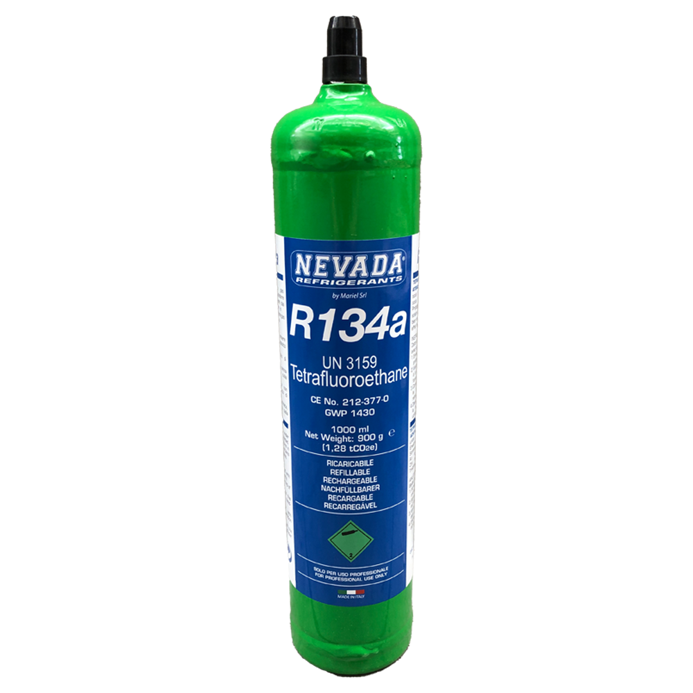 Bouteille de gaz réfrigérant R134a de 900 g