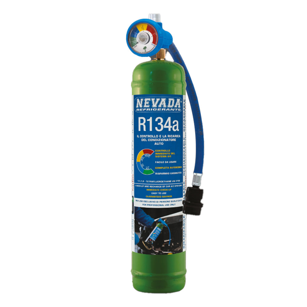 Kit de diagnostic et de recharge pour climatisation automobile - Gaz R134 R134a