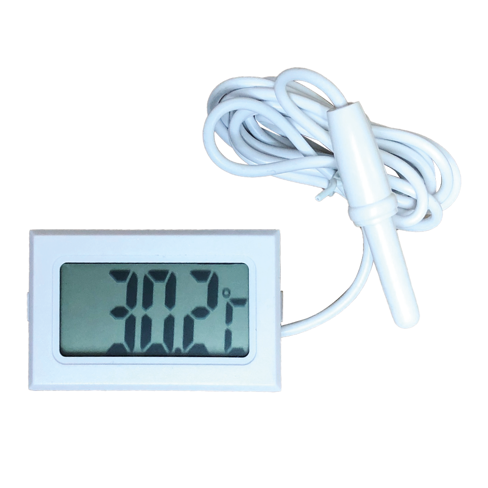 Thermomètre numérique avec sonde filaire de 100 cm - plage de mesure : -50 °C à +70 °C