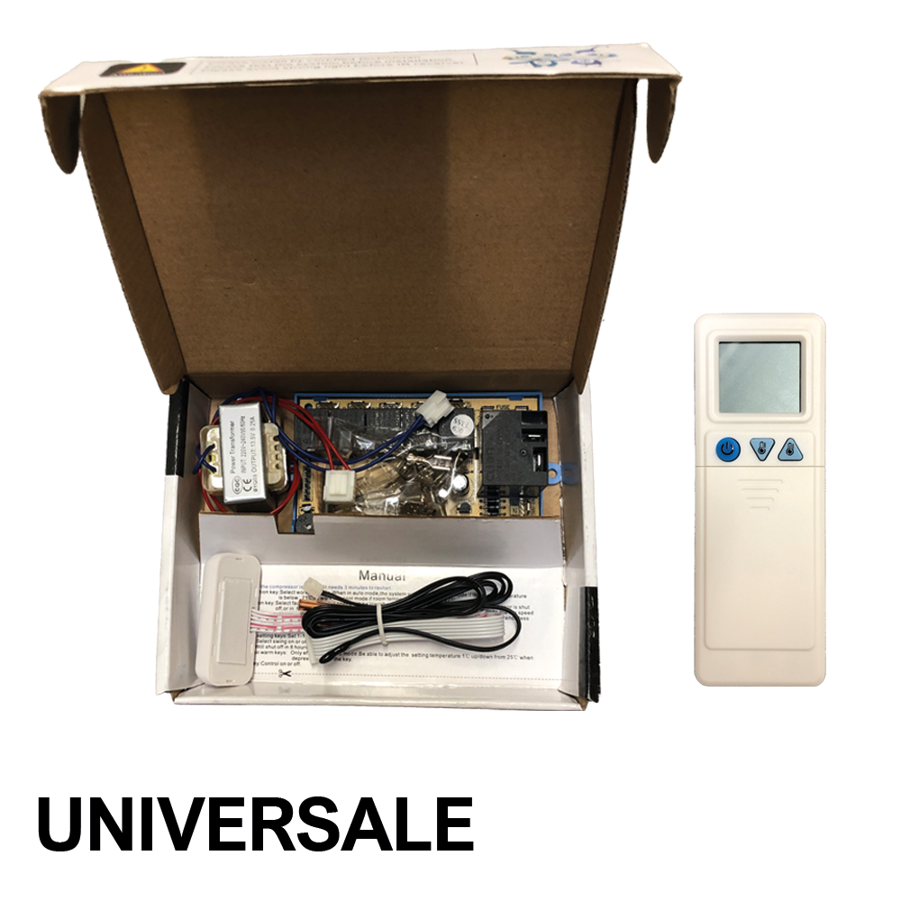 Télécommande universelle avec carte pour climatiseurs split - Technologie ON-OFF