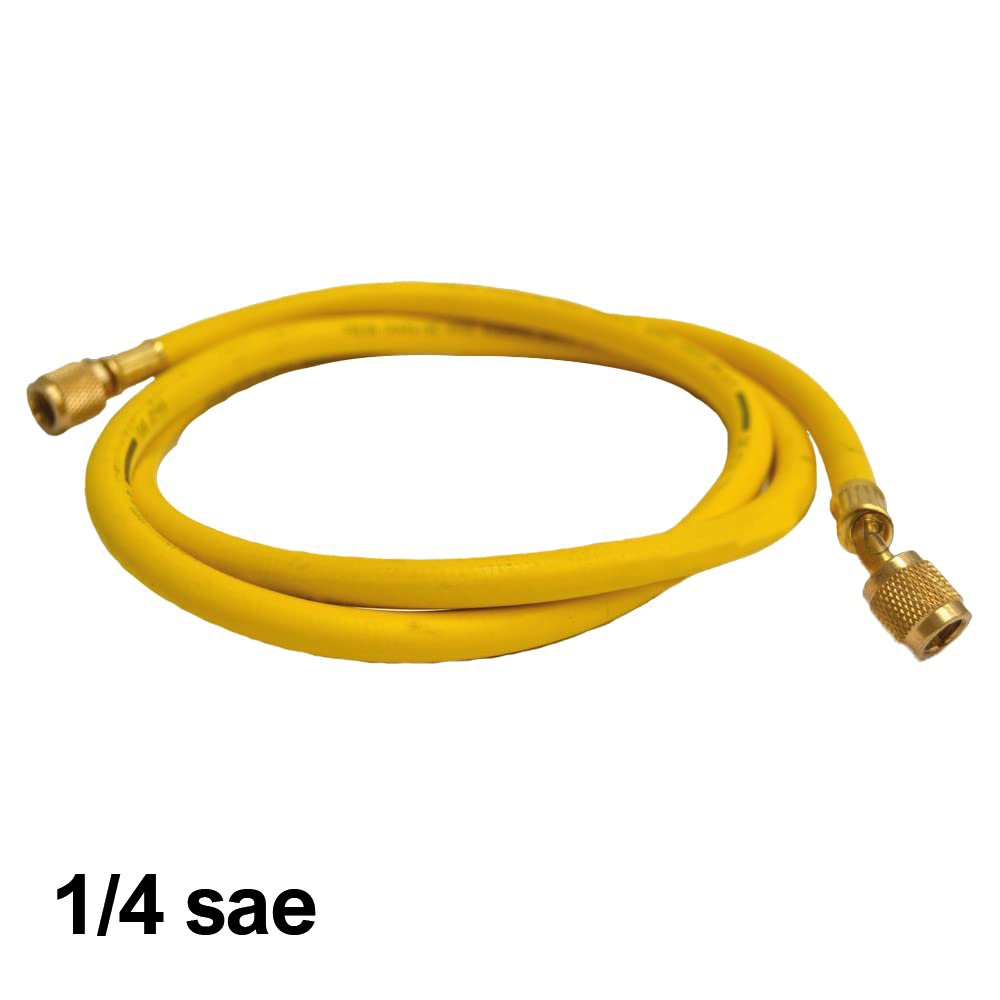 Tuyau flexible pour R22 et R407c - 1/4'' jaune