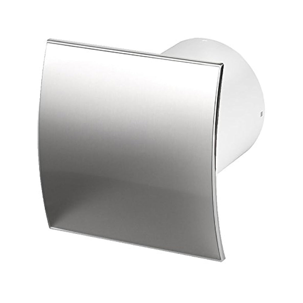 Ventilateur extracteur d'air domestique Ø 100 mm - façade chromée polie
