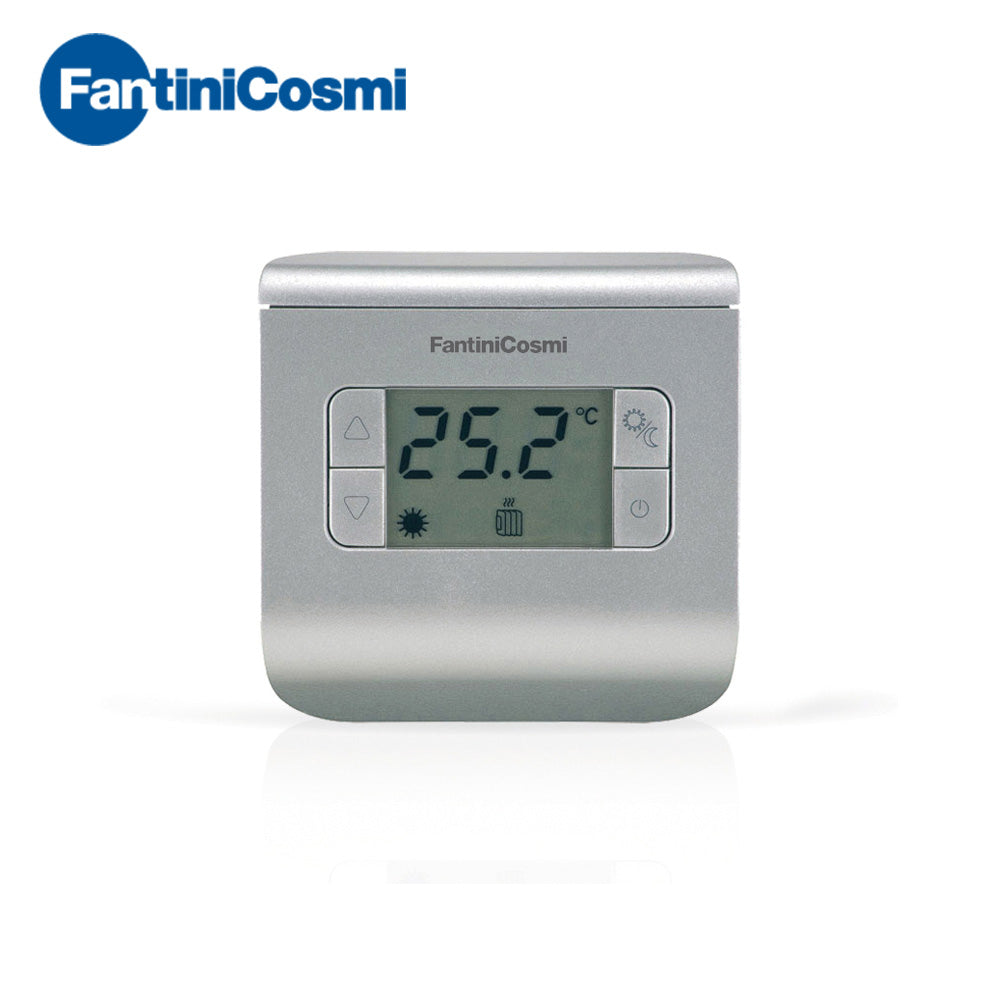 CH111 - Thermostat d'ambiance numérique Argent - Fantini Cosmi