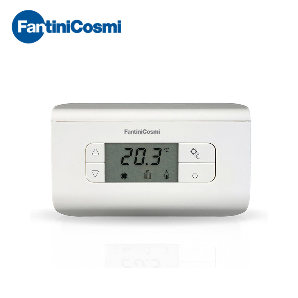 CH115 - Thermostat d'ambiance numérique blanc - Fantini Cosmi