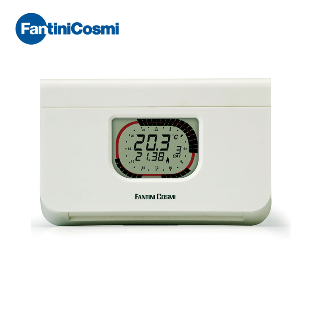 Chronothermostat hebdomadaire Fantini Cosmi C57 - Blanc