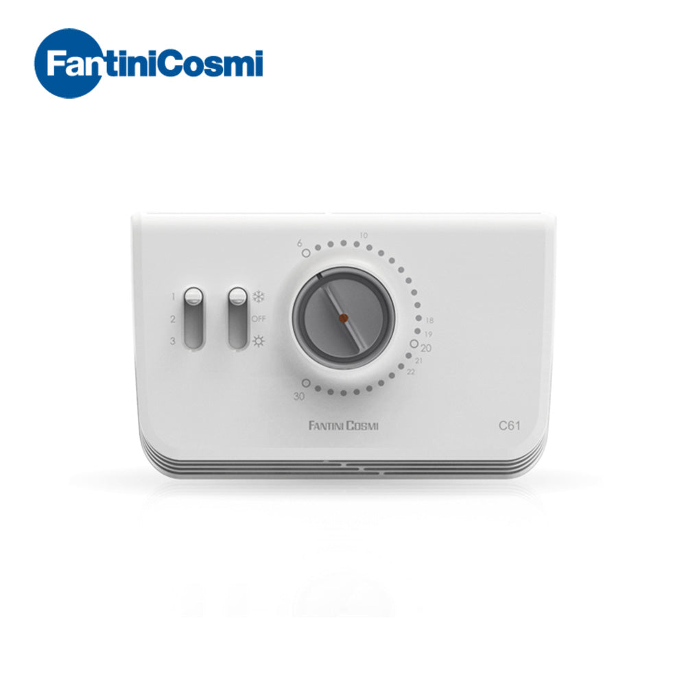 Thermostat électronique Fantini e Cosmi C61 pour ventilo-convecteurs