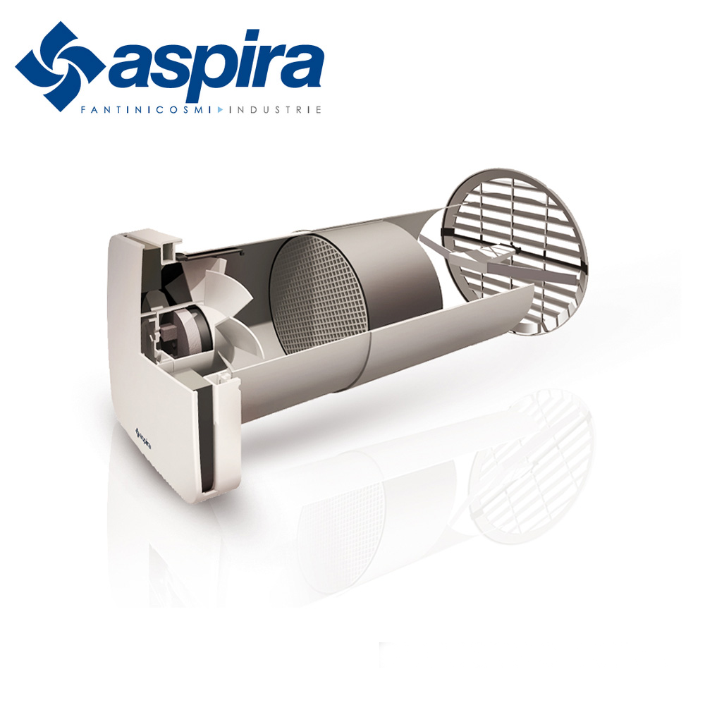 ASPIRA - Unité de récupération de chaleur par satellite Aspirvelo Air Ecocomfort SAT 160 RF SANS RÉGULATION