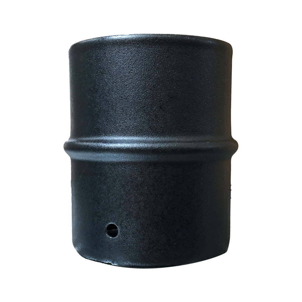 Manchon noir M-M pour poêle à granulés Ø 80 mm
