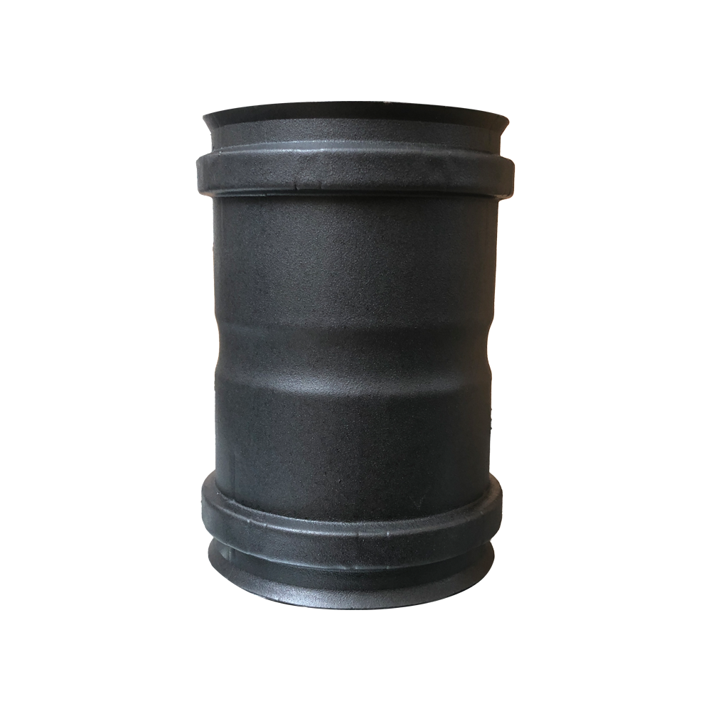 Manchon noir F-F pour poêles à granulés Ø 80 mm - cheminée