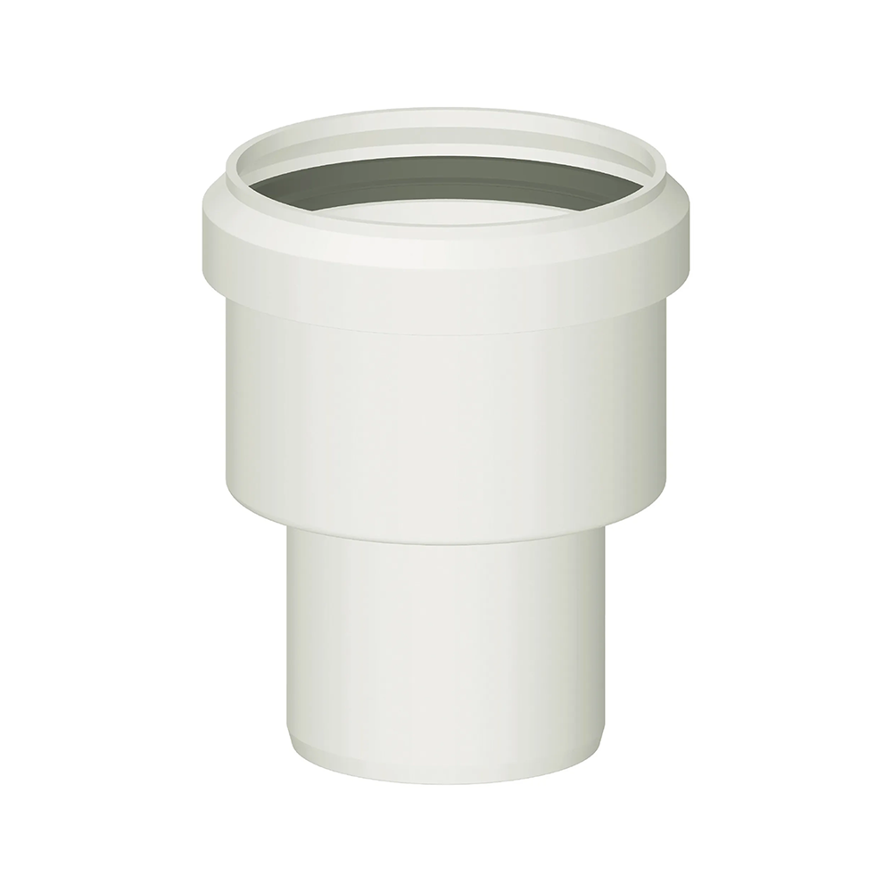 Supplément PPS 60 M x 80 F pour système de conduit de fumée extérieur à simple paroi
