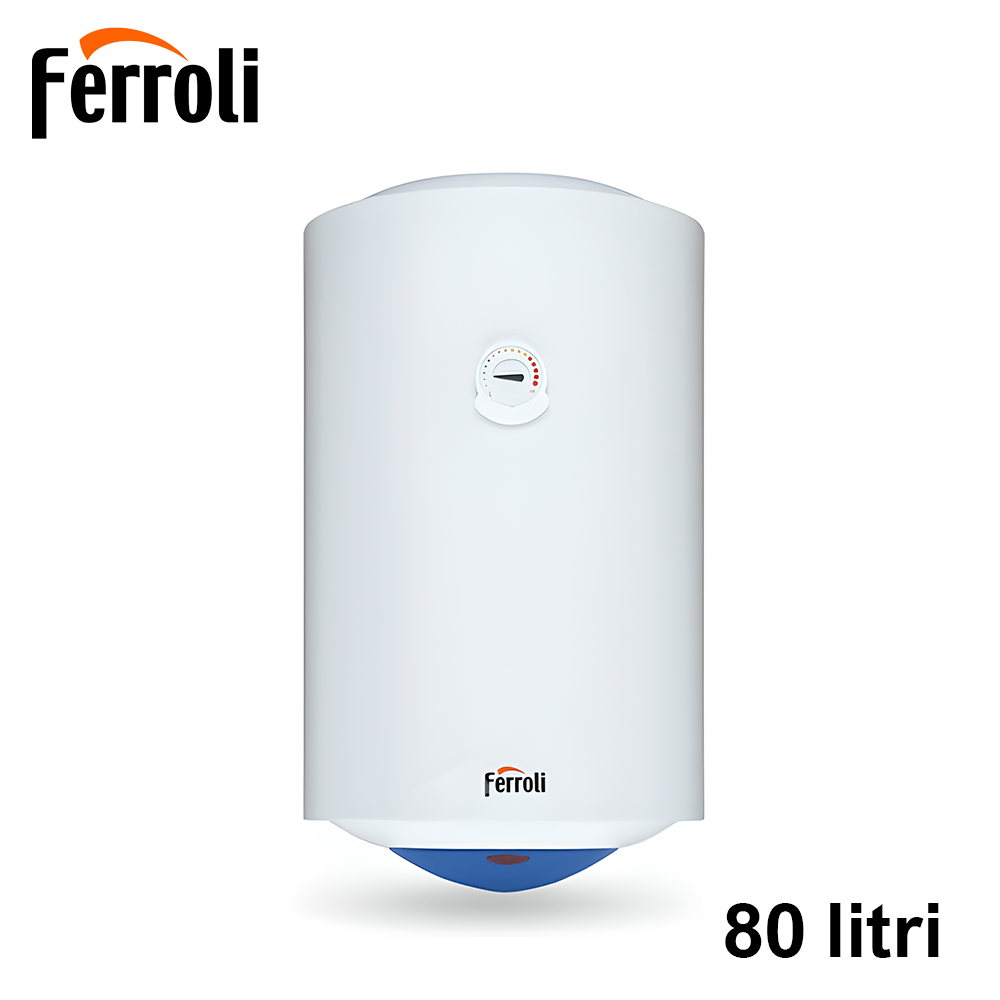 Chauffe-eau électrique vertical 80 litres - Ferroli CALYPSO