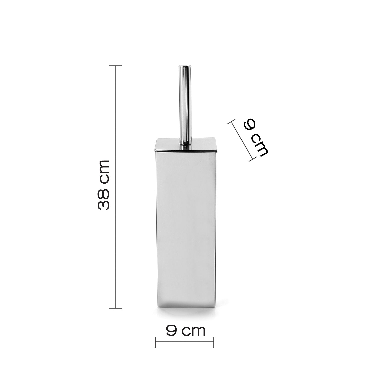 Brosse de toilette Nemesia GEDY - en acier inoxydable