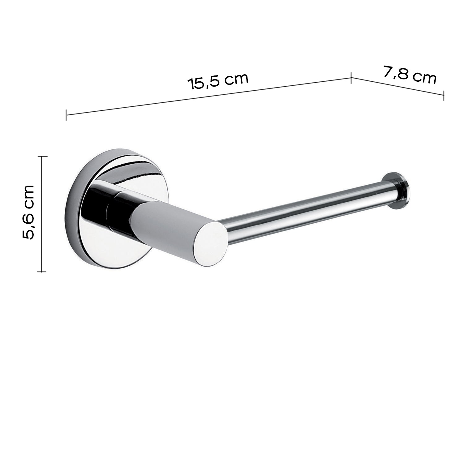 PORTE-ROULEAU DE PAPIER TOILETTE EN ACIER - FELCE GEDY FE29